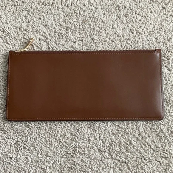 Coach Brown Leather Pouch - Picture 4 of 5